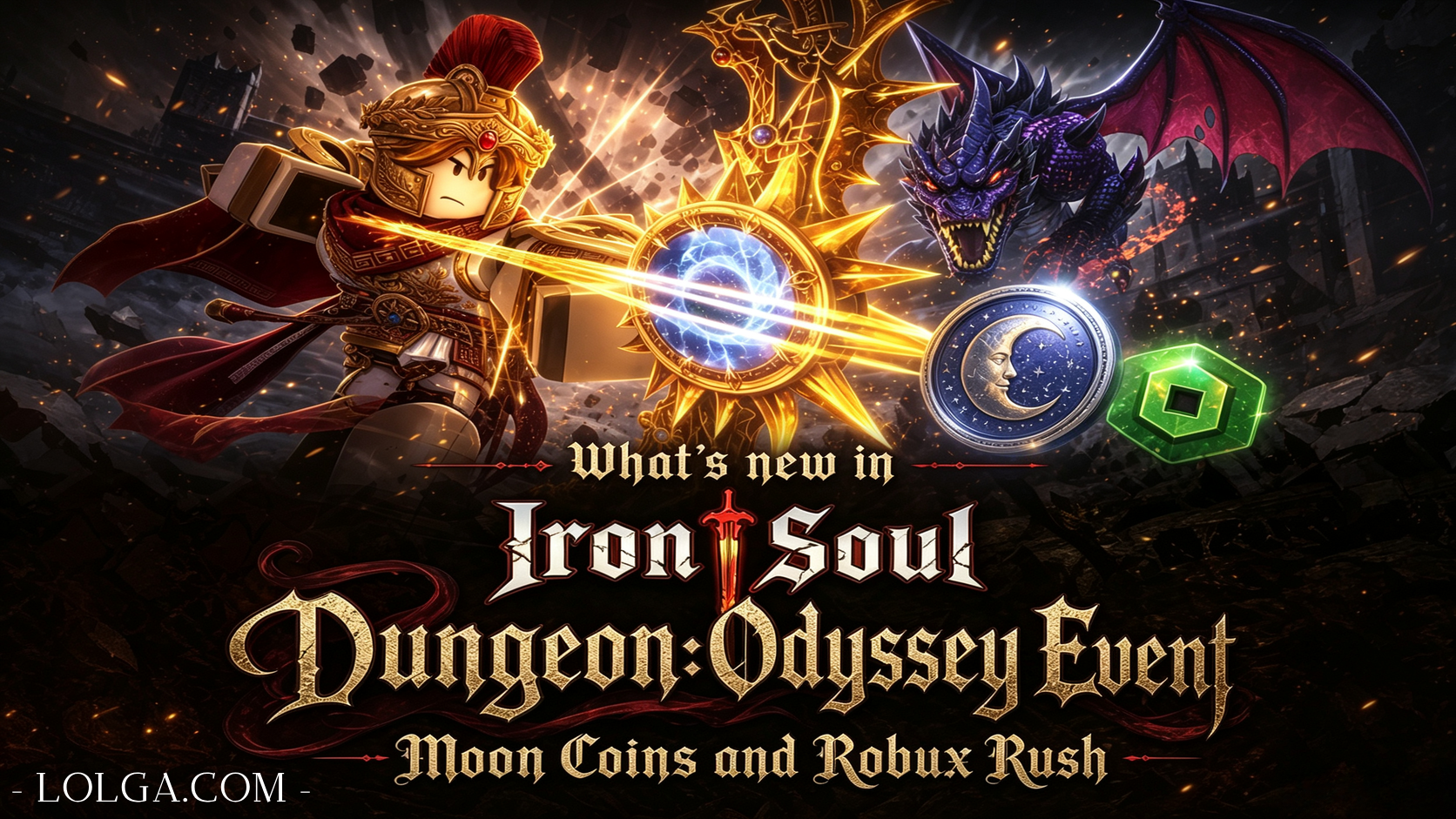 What’s new in Iron Soul Dungeon: Odyssey Event, Moon Coins and Robux Rush